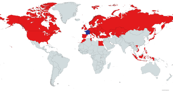 Implantation de Valmeat dans plus de trente pays